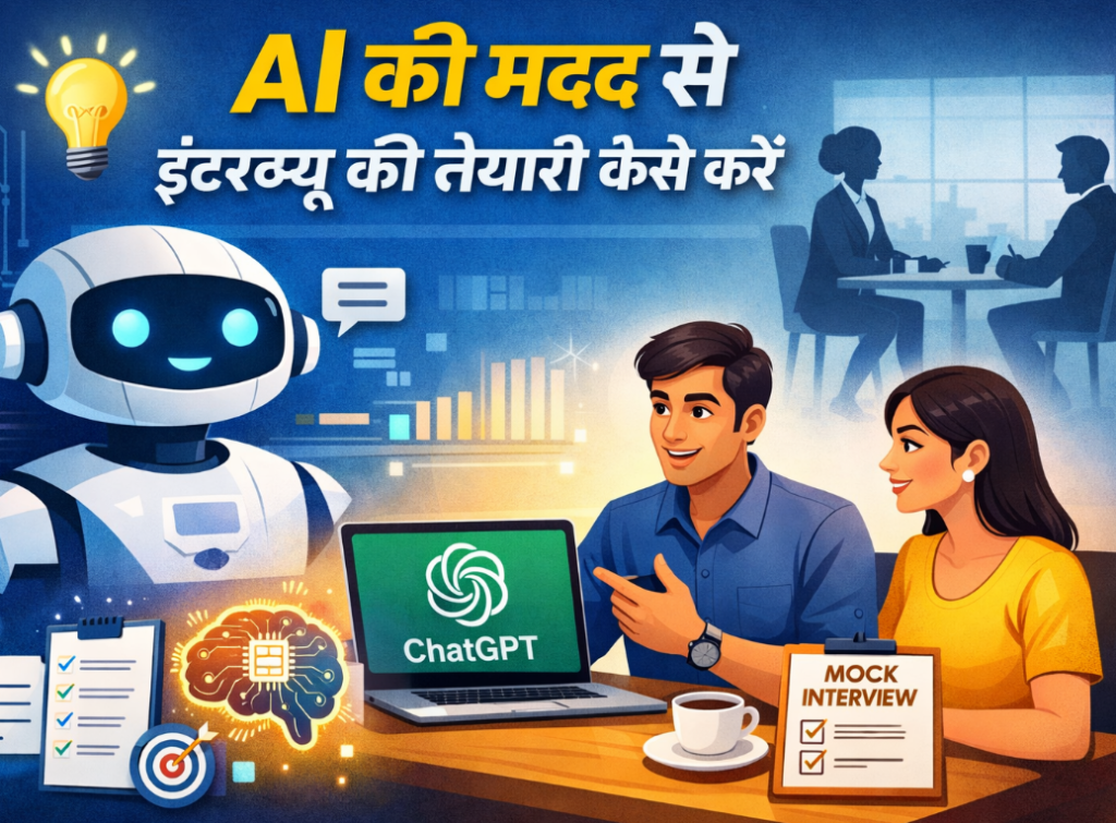 AI की मदद से इंटरव्यू की तैयारी कैसे करें
