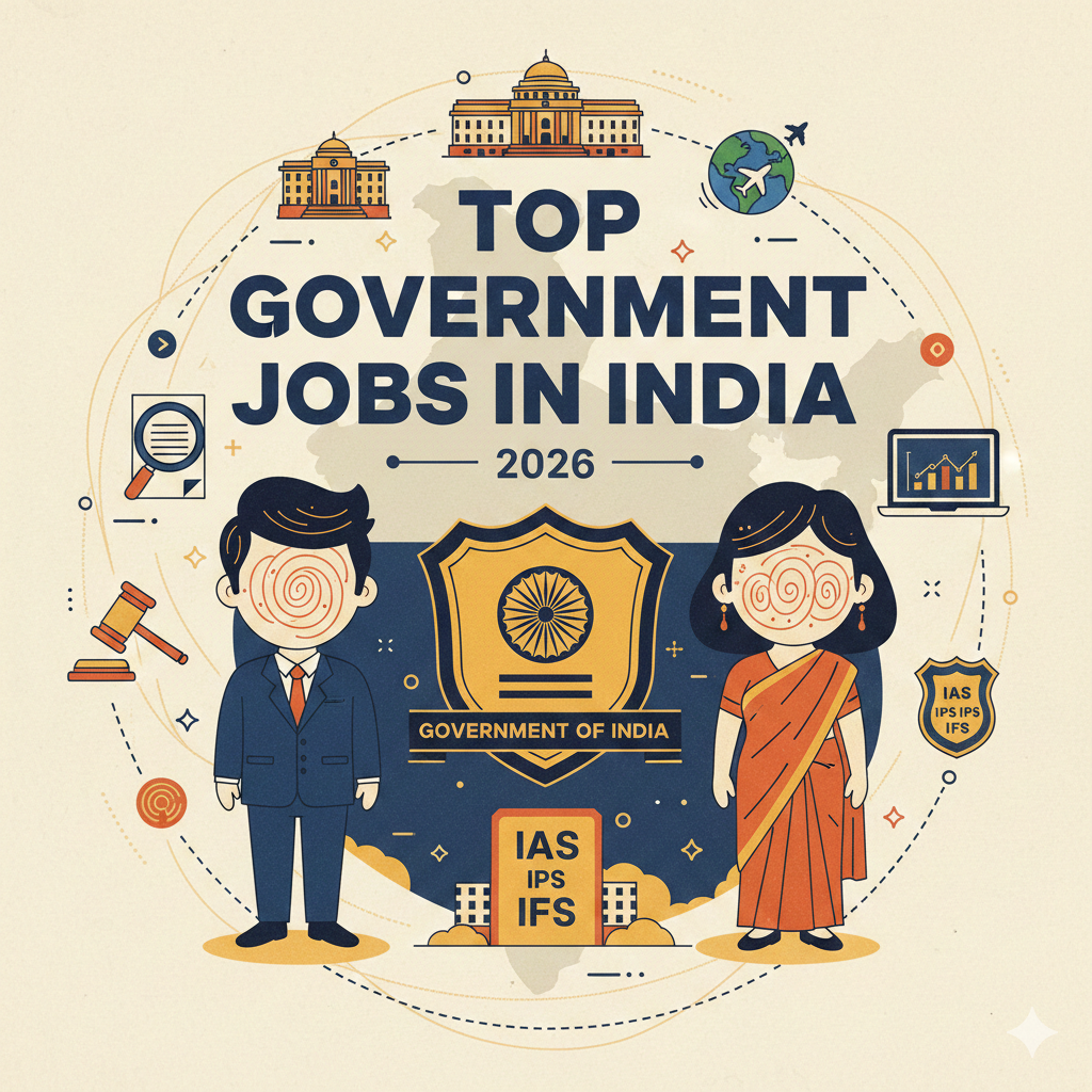 Top Government Jobs in India 2026 Top Government Jobs in India 2026