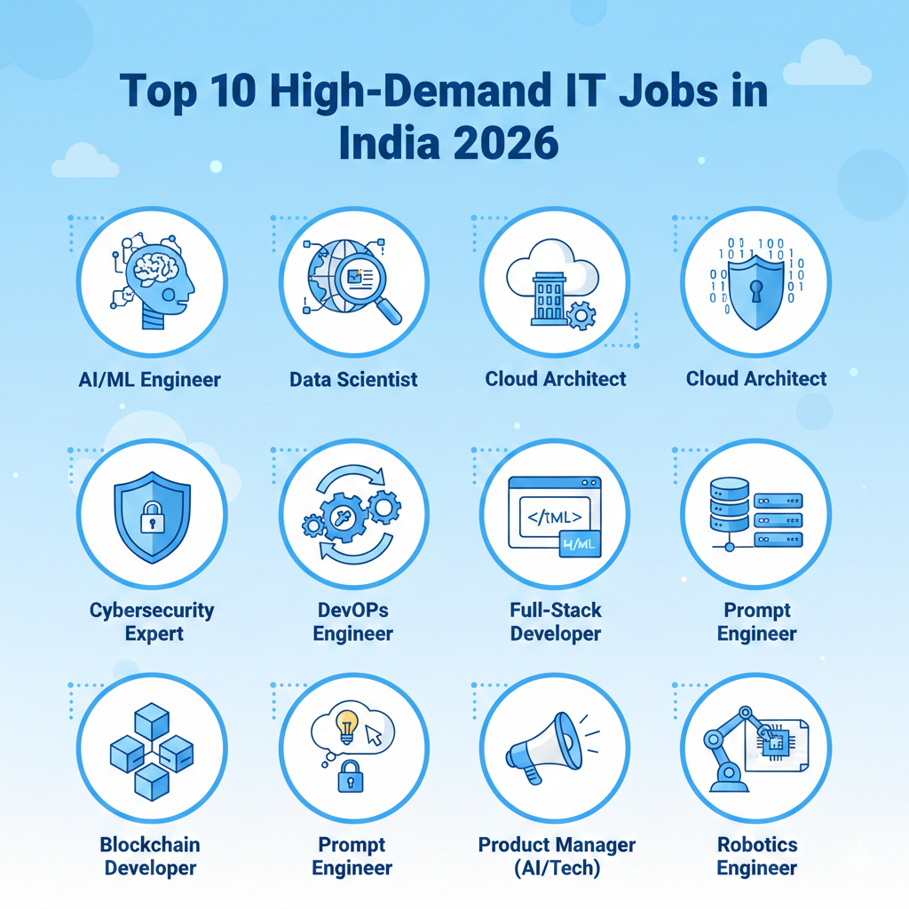 Top 10 High Demand IT Jobs in India 2026